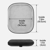 Geekria Shield Headphones Case Compatible with Sony WH-CH520/CH510, JBL Tune 510BT, AKG Y50BT and More, Replacement Hard Shell Travel Carrying Bag with Cable Storage (Dark Grey)