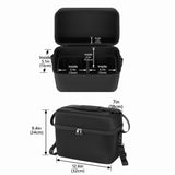 Geekria Hard Shell Travel Case Compatible with Soundcore Nebula P1, Portable Outdoor 4K Projector Carrying Bag (Black)