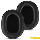 Geekria QuickFit Replacement Ear Pads for SONY MDR-7506, MDR-V6, MDR-CD900ST Headphones Ear Cushions, Headset Earpads, Ear Cups Cover Repair Parts (Black)