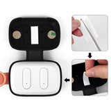 Geekria Silicone Case Cover Compatible with Skullcandy DIME 3 True Wireless Earbuds, Protective Earphones Skin Cover with Keychain Hook, Charging Port Accessible, Front LED Visible (Black)