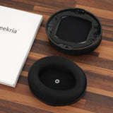 Geekria Comfort Mesh Fabric Replacement Ear Pads for HyperX Cloud Orbit S Headphones Ear Cushions, Repair Parts (Black)