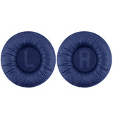 Geekria QuickFit Leatherette Replacement Ear Pads Compatible with JBL JR300, JR300BT, T450BT, T500BT, Tune 500, Tune 500BT, Tune 510BT, Tune 520 Headphones, Ear Cushions (Blue)
