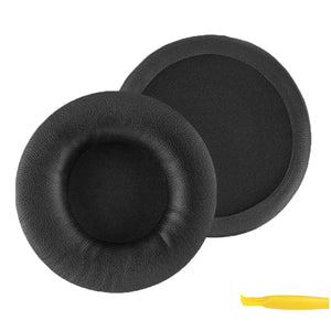Geekria QuickFit Replacement Ear Pads for Sony MDR-V55, V500DJ Headphones Ear Cushions, Headset Earpads, Ear Cups Cover Repair Parts On-Ear to Over-Ear Conversion (Black)