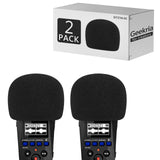 Geekria for Creators Foam Windscreen Compatible with ZOOM H1 essential Recorder, Mic Wind Cover, Sponge Filter, Portable Digital Recorder (Black / 2 Pack)