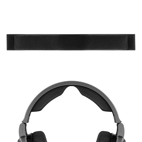 Geekria Mesh Fabric Headband Pad Compatible with Sennheiser HD650, HD660 S, HD 660S2, Headphones Replacement Band, Headset Head Cushion Cover Repair Part (Black).