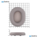 Geekria Replacement Ear Pads for Sony WH-1000XM5 Wireless Headphones Ear Cushions, Repair Parts (Smoky Pink)