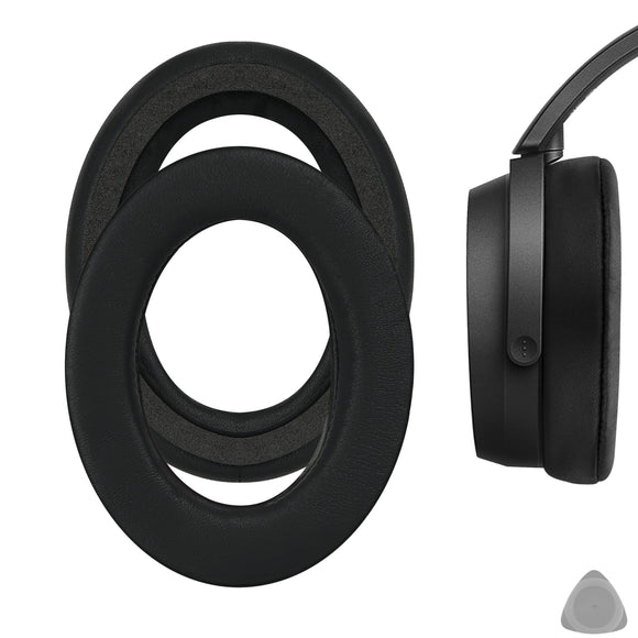 Geekria Elite Sheepskin Replacement Ear Pads for Sennheiser HD490Pro, HD490ProPlus Headphones, Ear Cushions (Black)