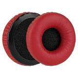 Geekria QuickFit Replacement Ear Pads for Sennheiser HD25, HD25SP, HD25 Lite, HD25 Plus, HD25 Limited 75th Anniversary Edition Headphones Ear Cushions, Ear Cups Cover Repair Parts (Red)