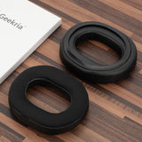 Geekria Sport Cooling-Gel Replacement Ear Pads for Razer BlackShark V3 Wireless/ V3X (Do Not Fit V3 Pro) Headphones Ear Cushions, Repair Parts (Black)