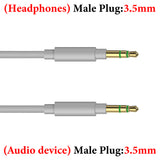 Geekria Audio Cable Compatible with Sony ULT WEAR, WH-1000XM5/1000XM4, WH-XB920N/910N, WH-CH700N, INZONE H5 Headphones, 1/8" (3.5mm) to 3.5mm Replacement Stereo Cord (4ft/1.2m)