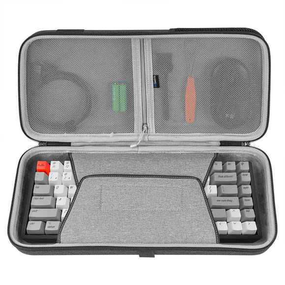 Geekria 75% Keyboard Case, Hard Shell Travel Carrying Bag for 84 Key Wireless Portable Keyboard, Compatible with Keychron K2, Logitech POP Keys Mechanical Keyboard