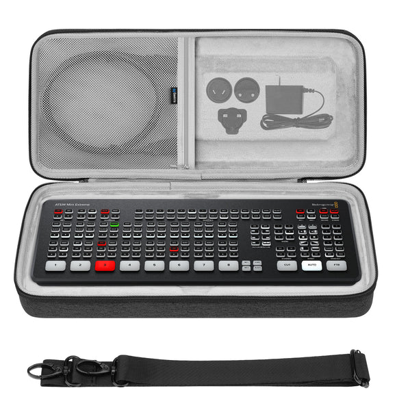 Geekria Audio Interface Carrying Case, Compatible with Blackmagic Desi
