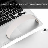 Geekria Plastic Headband Pad Compatible with Beats Studio Pro, Headphones, Replacement Band Repair Part (Sandstone)