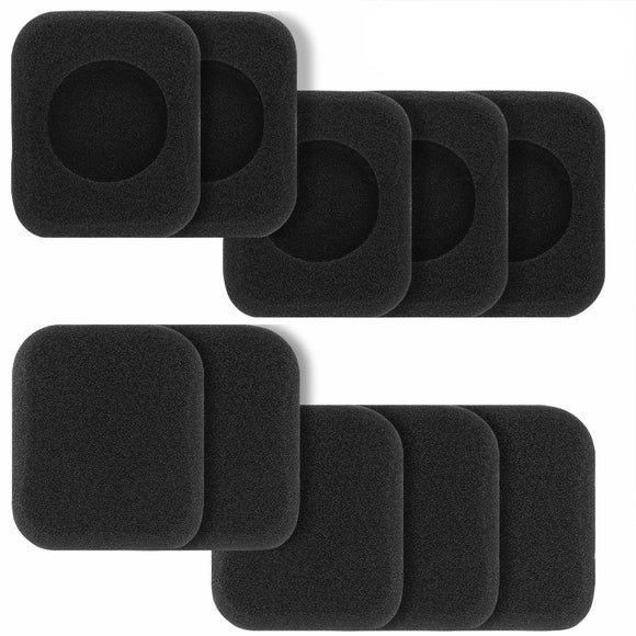 Geekria QuickFit Foam Replacement Ear Pads for Bang&Olufsen B&O FORM 2 Headphones Ear Cushions, Headset Earpads, Ear Cups Cover Repair Parts (5 Pairs)