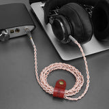 Geekria Apollo Silver-Plated Upgrade Audio Cable Compatible with Sony WH-1000XM6, Skullcandy Crusher ANC 2, Beats Solo 4 Headphones, 3.5mm Replacement Headphones Cord (4.9ft/1.5m)