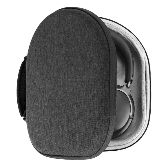 Geekria Shield Headphones Case Compatible with Bose QuietComfort45, QuietComfort35IIGaming, QuietComfort-35II Case, Replacement Hard Shell Travel Carrying Bag with Cable Storage (Dark Grey)
