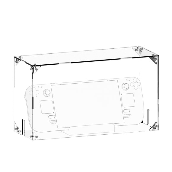 Geekria Acrylic Dust Cover Transparent Dust Guard Compatible with Steam Deck Charging Dock, Anti Scratch Waterproof Protective Clear Acrylic Cover Sleeve Display Box