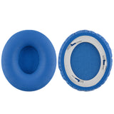 Geekria QuickFit Replacement Ear Pads for Beats SoloHD (810-00012-00) On-Ear Headphones Ear Cushions, Headset Earpads, Ear Cups Cover Repair Parts (Blue)