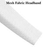 Geekria Mesh Fabric Replacement Headband Pad Compatible with JBL Tune 500BT/ 510BT/ 520BT/ 600BT/ 600BTNC/ 660NC/ 670NC/ 700BT/ 710BT/ 720BT/ 750BT/ 750BTNC/ 760NC/ 770NC Headphones (White)