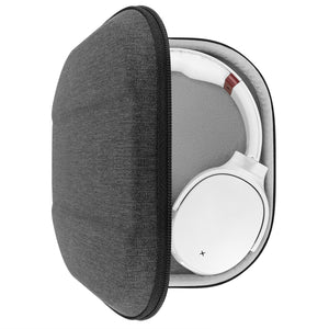 Geekria Shield Hoofdtelefoonhoes, compatibel met JBL Tune 510BT, Sony MDR-ZX600, Skullcandy Riff 2, vervangende beschermende harde schaal reistas met kabelopslag (zwart Geekria Shield Hoofdtelefoonhoes, compatibel met JBL Tune 510BT, Sony MDR-ZX600, Skullcandy Riff 2, vervangende beschermende harde schaal reistas met kabelopslag (zwart