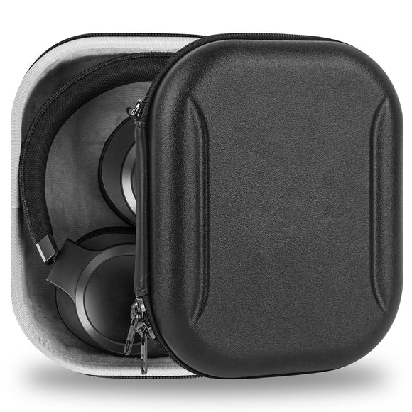 Geekria PRO Headphones Case Compatible with JBL TUNE 750, TUNE 710BT, Live 770NC Case, Replacement Extra Hard Shell Travel Carrying Bag with Cable Storage (Black)