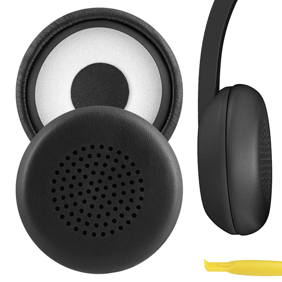 Geekria QuickFit Replacement Ear Pads for Skullcandy Uproar Wireless Headphones Ear Cushions, Headset Earpads, Ear Cups Cover Repair Parts (Black)