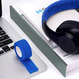Geekria Non-woven Fabric Headband Cover for Turtle Beach Stealth 700 Gen 3, 600 Wireless, AKG K420, A10, SteelSeries Arctis 1, Nova 1, Logitech G PRO X Headphones (Blue/2 Pcs)