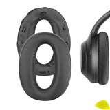 Geekria QuickFit Protein Leather Replacement Ear Pads for Sony WH-1000XM2, MDR-1000X Headphones Ear Cushions, Repair Parts (Black)