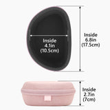 Geekria NOVA Headphone Case Compatible with Beats Studio Pro, Solo3, Solo2, SoloHD Case, Replacement Hard Shell Travel Carrying Bag with Cable Storage (Pink)