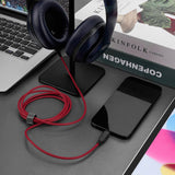Geekria USB-C Digital to Audio Cable Compatible with Beats Solo 4, Skullcandy Crusher ANC 2, JBL Live 770NC Cable, Replacement Type-C Audio Cord (5.6 ft/1.7 m)