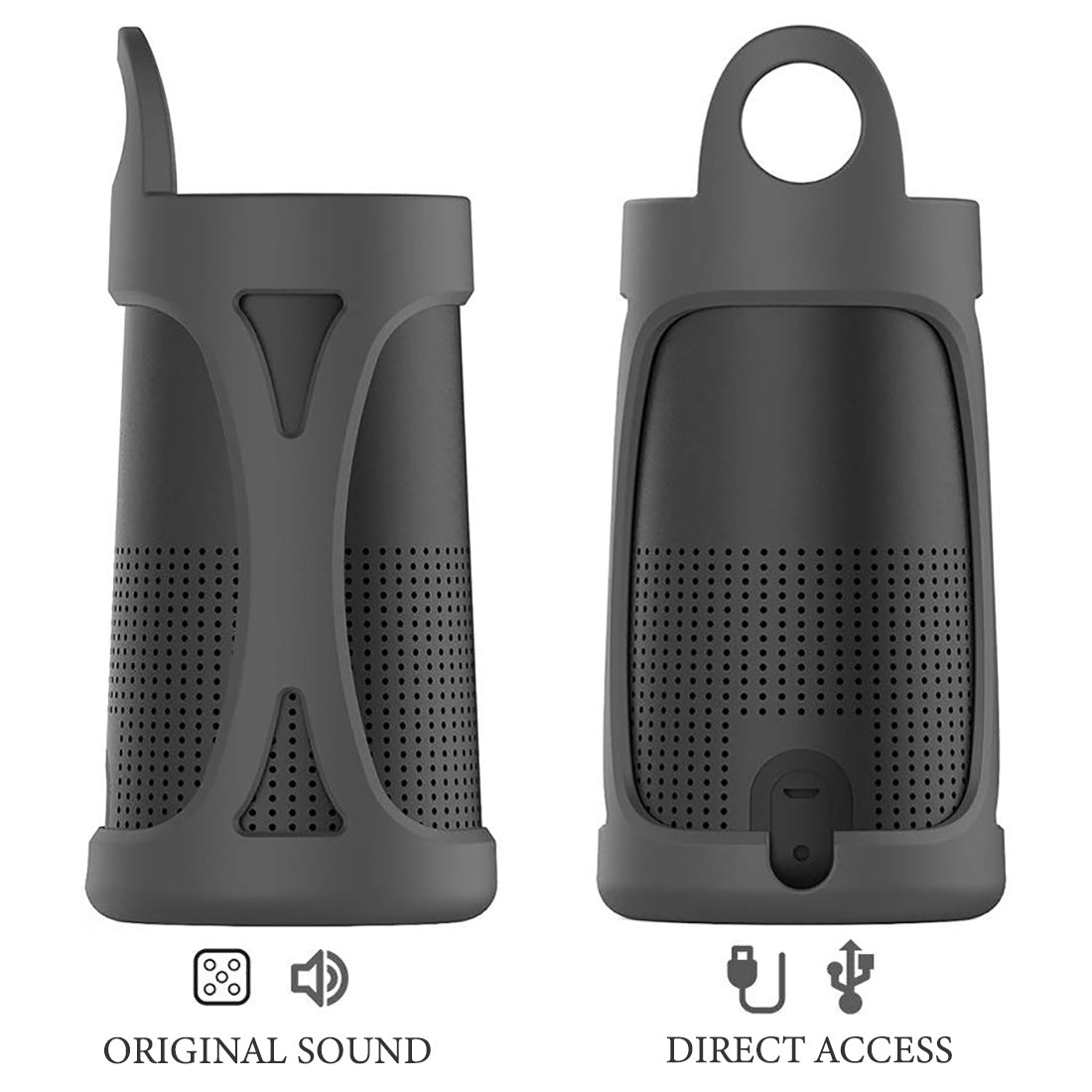 Geekria Silicone Speaker Case Cover, Compatible with Bose