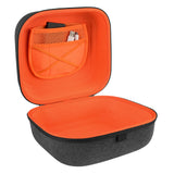 Geekria Shield Case for Razer Kraken Kitty V2 Pro, Kraken 7.1 V2 USB, Kraken Pro V2, KrakenUSB Headsets, Replacement Protective Hard Shell Travel Carrying Bag with Room for Accessories (Dark Grey)