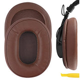 Geekria Replacement Ear Pads for SONY MDR-7506, MDR-MV1, MDR-V6, MDR-V7, MDR-M1, MDR-M1ST, MDR-CD900ST Headphones Ear Cushions, Repair Parts (Brown)