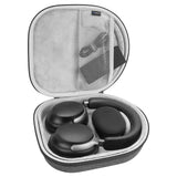 Geekria Shield Headphones Case Compatible with Bose QuietComfort45, QuietComfort35IIGaming, QuietComfort-35II Case, Replacement Hard Shell Travel Carrying Bag with Cable Storage (Dark Grey)