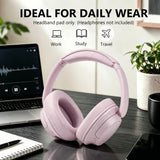 Geekria Replacement Headband Compatible with Sony WH-CH720N Headphones, Headband Cushion Cover Repair Parts with Screwdriver (Pink)