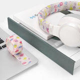 Geekria Non-woven Fabric Soft Headband Cover Compatible with Sony WH-1000XM5, Crusher ANC, Hesh 3, Soundcore Life Q20, Sennheiser HD 599, Momentum 4 Headphones (Rainbow/2 Pcs)