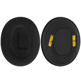 Geekria Comfort Velour Ear Pads for Bose QCSE QC45, QC35, QC35 ii, QC35 ii Gaming, QC15 QC25, AE2, AE2i, AE2w, SoundTrue, SoundLink AE, New Quietcomfort Ear Cups Cover Repair Parts (Black)