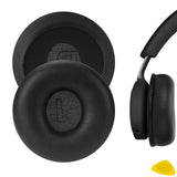 Geekria QuickFit Replacement Ear Pads for Bang & Olufsen Beoplay H8, H8i Headphones Ear Cushions, Headset Earpads, Ear Cups Cover Repair Parts (Black/No Plastic Clip)