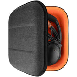 Geekria Shield Headphones Case Compatible with Bose QuietComfort 35 II Gaming Headset, QC35, Replacement Hard Shell Travel Carrying Bag with Cable Storage (Dark Grey)