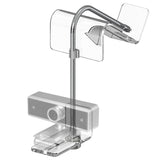 Geekria Acrylic Center Screen / Mid Webcam Stand, Place Webcam Anywhere on Monitor, Laptop Screen, Compatible with Logitech MX Brio, C920x, C922, C930 Webcams (Transparent)