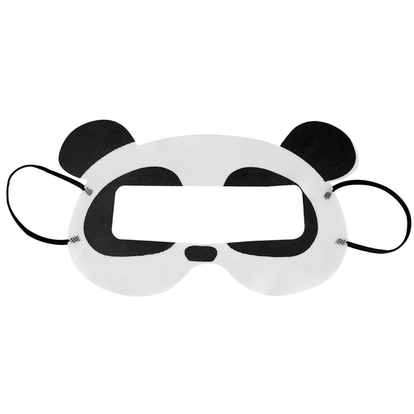 Geekria 50PCS VR Cartoon Disposable Mask VR Headset Mask, VR Eye Cover Mask, VR Headset Cover Mask Universal Mask for VR Compatible with Meta Quest 3 Quest 2 Quest Pro PSVR2 for Adults (Panda)