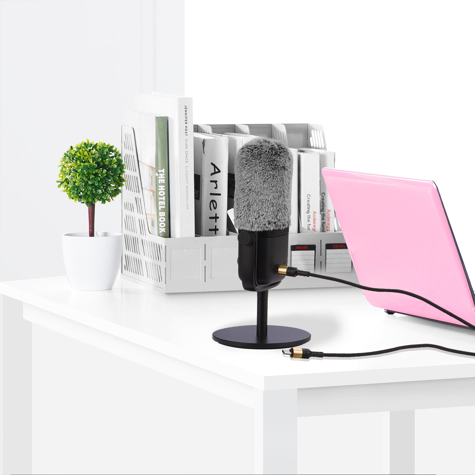 Bonnette Anti-Vent Professionnelle Pour Elgato Wave 1 - Pare-Brise En Mousse Haute Densité Réduit Le Bruit Et Protège Votre Micro