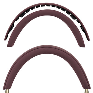 Geekria Sheepskin Headband Pad Compatible with Bowers & Wilkins Px8 /Px7 S3/ Px7 S2/ Px7 S2e (Not Compatible with Px7) Headphones, Replacement Band Repair Part (Royal Burgundy)