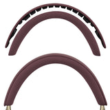 Geekria Sheepskin Headband Pad Compatible with Bowers & Wilkins Px8 /Px7 S3/ Px7 S2/ Px7 S2e (Not Compatible with Px7) Headphones, Replacement Band Repair Part (Royal Burgundy)