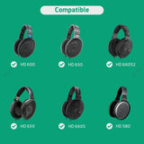 Geekria Apollo Silver-Plated Copper Upgrade Audio Cable Compatible with Sennheiser HD600, HD650, HD660S2, HD6XX Headphones, 4.4mm Replacement Headphones Cord for Amplifier (4.9ft/1.5 m)