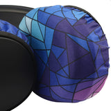 Geekria 2 Pairs Flex Fabric Headphone Covers - Product Safety Certified - Washable & Stretchable Sanitary Ear Protectors for Over-Ear Headsets, Sweat Pads for Gym, Gaming (Size M / Diamond)