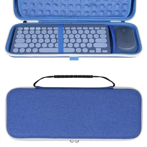 GEEKRIA Hard Case Compatible with Logitech K380 + M350, Microsoft Designer Compact Keyboard + Microsoft Mobile Wireless Keyboard and Pebble Mouse Combo