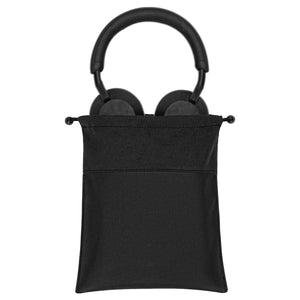 Geekria Headphone Carrying Bag, Compatible with Sony WH1000XM4, WH1000XM3, MDR1000X, SR50BT, SR30BT, Headphone and More / Universal Headphone Pouch / Portable Travel Bag (Black)
