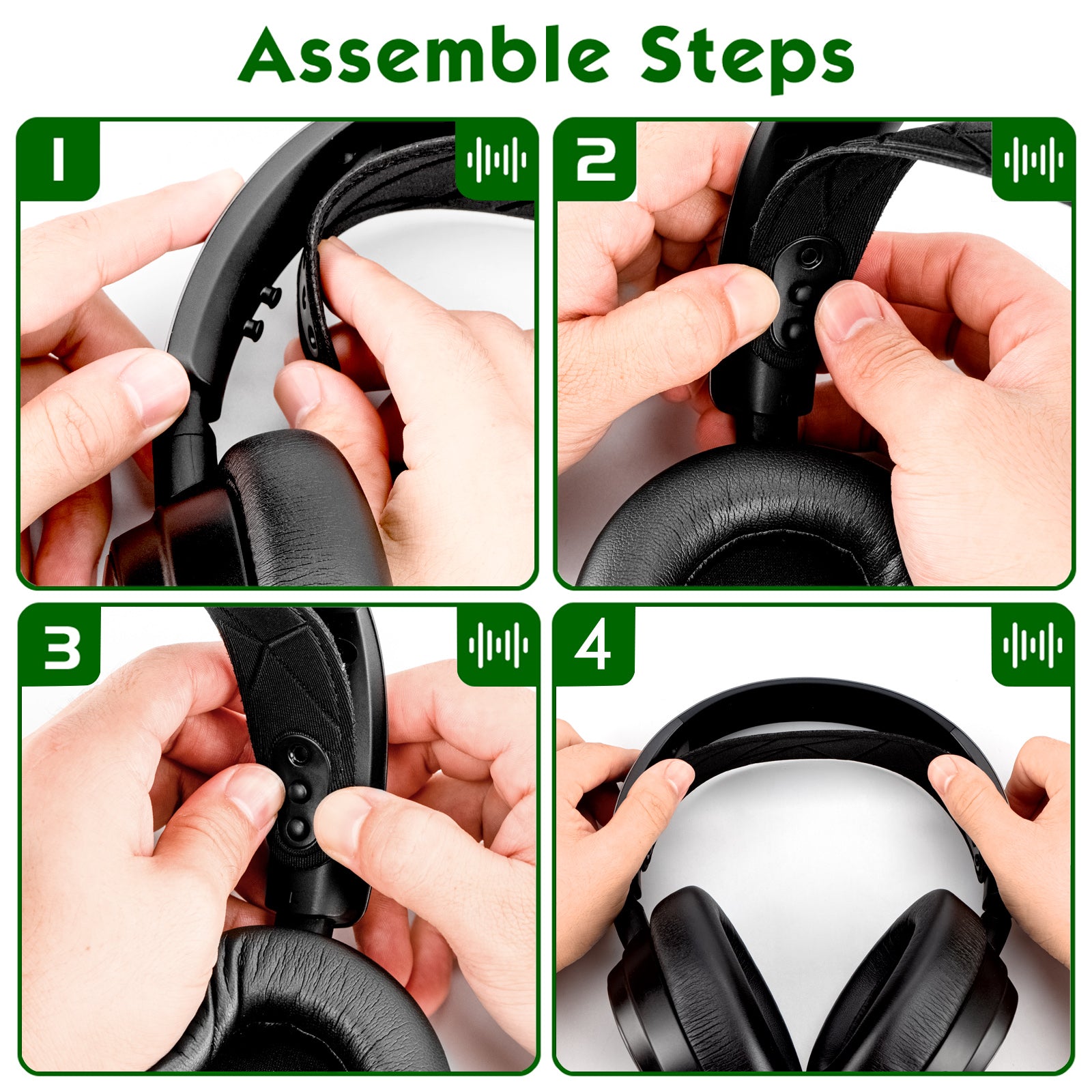 Geekria Ersatz-Ohrpolster Aus Mesh Für SteelSeries Arctis Headsets – Memory-Schaum, Atmungsaktiv