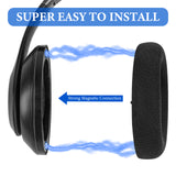 Geekria SNAP Replacement Ear Pads Kit for Beats Studio Pro Headphones, Magnetic Easy Switch Cushions, Quick Exchange Earpads, Ear Cups Cover Repair Parts (Black Mesh Fabric, 1 Pair)